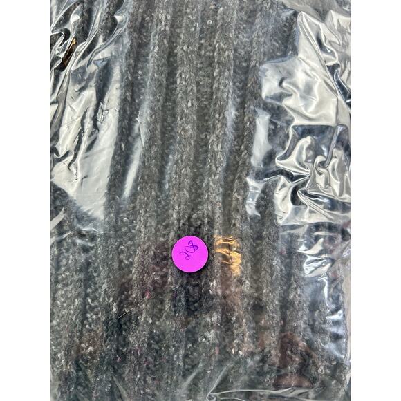 Cabi Fringe Wool Blend Sweater Vest Women M Gray Charcoal Boho Cozy Layering - Picture 13 of 13